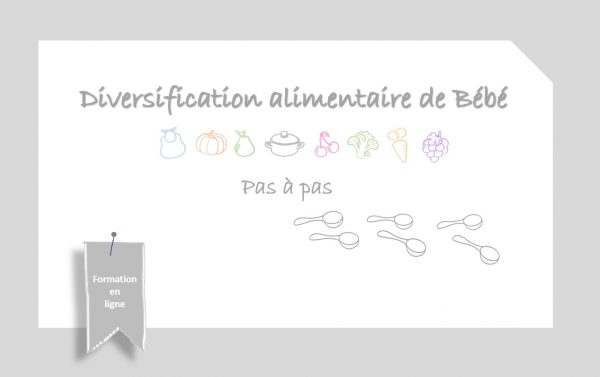 Formation en ligne diversification alimentaire nutrition infantile Cubes et Petits pois 00